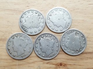 5 Liberty V Nickels