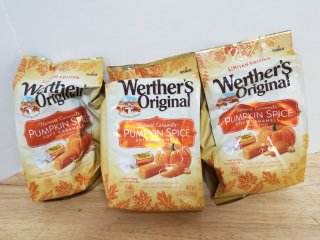 New Werther\'s Pumpkin Spice Soft Caramels exp 4/25