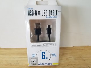 New USB-C  to USB cable, 6 ft