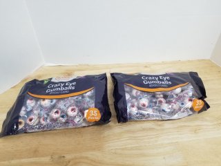 New crazy eye gumballs Halloween candy,  exp 2025