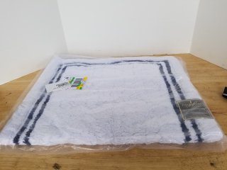 New Border Stripe bath rug 21 by 34 inch