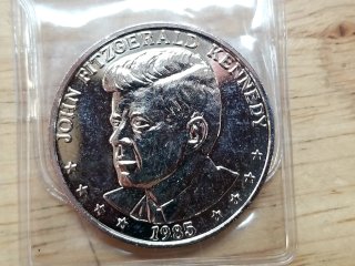 JFK 1985 Commemorative Coin, Clad