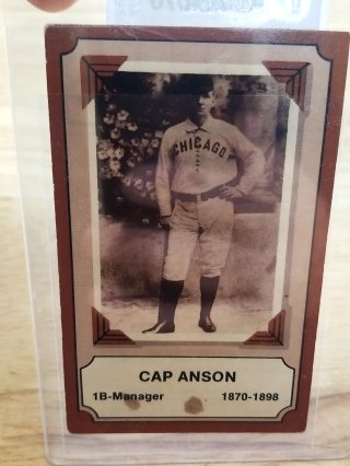 Cap Anson Baseball Card