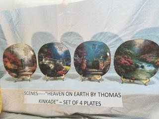 THOMAS Kincaid complete plate set, MIB