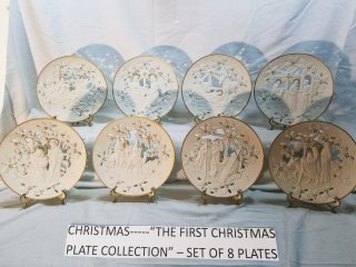 Collectible plate set, mint in boxes 