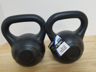 New 5lb kettle bells 