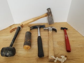 HAMMERS and hatchet