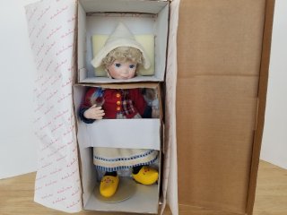 Danbury mint doll, Anna, 18 inches tall