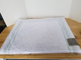 New Border Stripe bath rug 24 by 40 inch