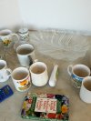 Item #341 — Mugs, Glass Bowl & Kitchen Lot photo 3 of 4