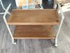 Item #272 — ROLLING cart approx 32 by 22 by 14 inch