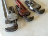 Item #78 — Vintage Ridgid Pipe Wrench Set photo 2 of 3