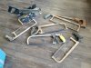 Item #174 — HAND Saws & Miter Box, old Stanley