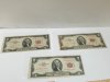 Item #192 — Three $2 Red seal notes, 1953, 1953A, 1953B