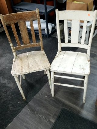 Item #233 — Four Wooden Chairs photo 4 of 6