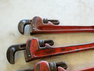 Item #86 — Three Ridgid Pipe Wrenches photo 2 of 3
