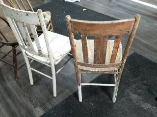 Item #233 — Four Wooden Chairs photo 5 of 6
