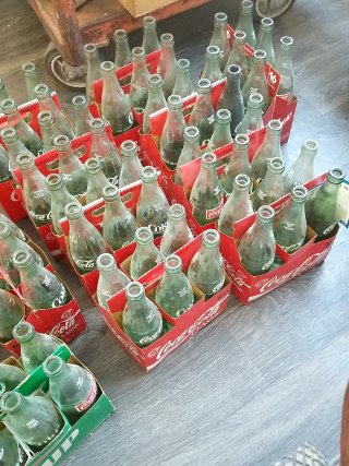 Item #319 — EMPTY Coca-Cola bottles photo 3 of 3
