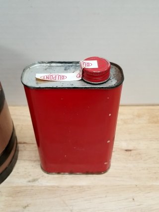Item #214 — Vintage Powder Keg and Dupont Tin photo 3 of 5