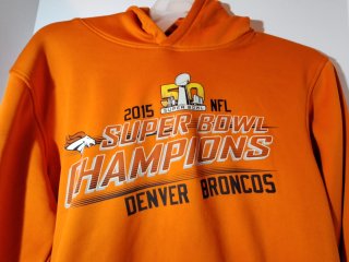 Item #313 — Debver Bronos 2015 Super Bowl Champions, ladies XL photo 2 of 3