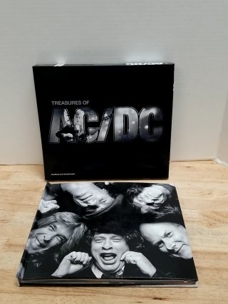 Item #287 — AC/DC Treasures Photo Book, hardback, exc cond