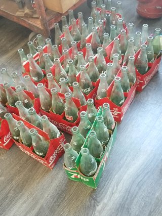 Item #319 — EMPTY Coca-Cola bottles photo 2 of 3