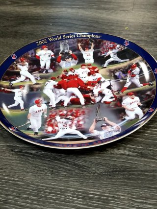 Item #291 — 2002 Anaheim Angels World Series Plate, exc cond photo 2 of 5