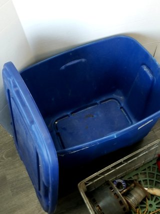 Item #328 — Tools & Hardware Lot with Bin photo 8 of 8