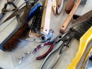 Item #87 — Vintage Hand Tools & Brushes Lot photo 5 of 6