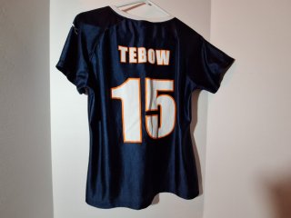 Item #315 — Denver Bronco Tebow #15 shirt, size large photo 5 of 5