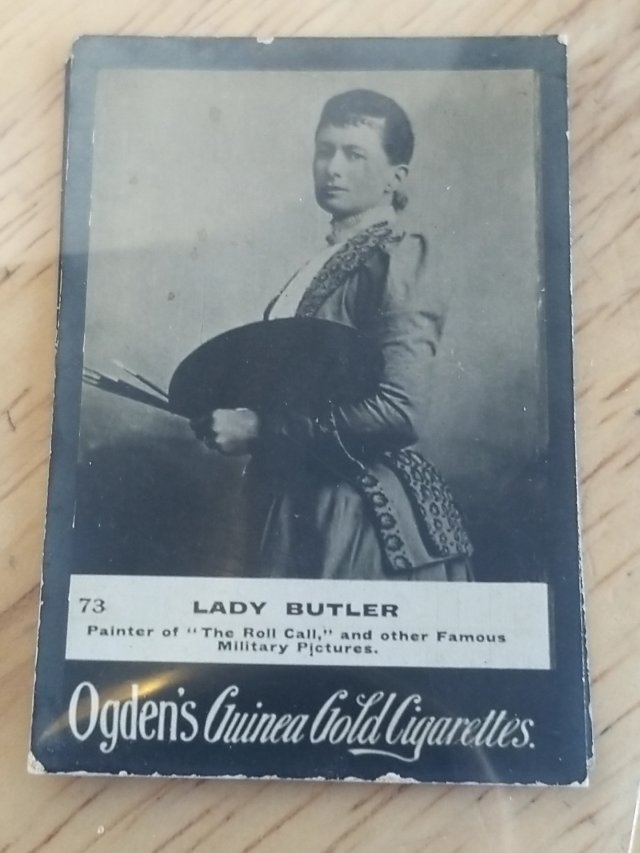 Item #38 — VintageLady Butler Cigarette Card photo 1 of 2