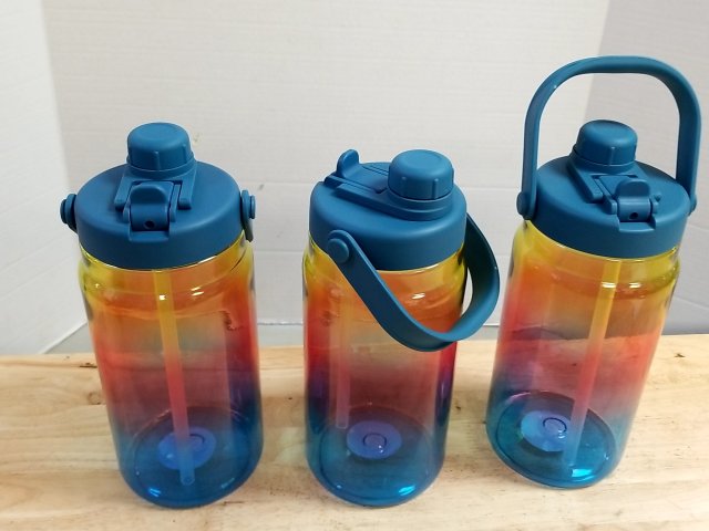 Item #321 — New Three Rainbow Water Bottles photo 1 of 3