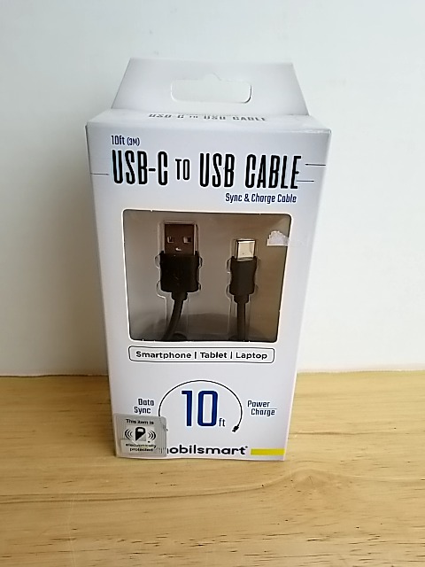 Item #132 — New USB-C to USB Cable 10ft