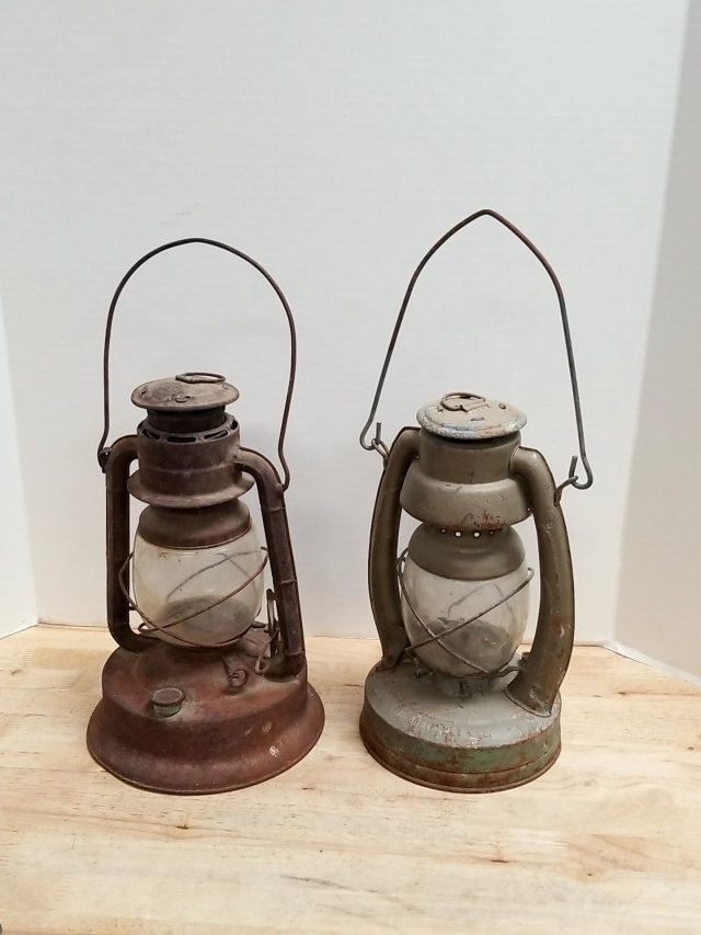 Item #3 — Two Vintage barn Lanterns photo 1 of 6
