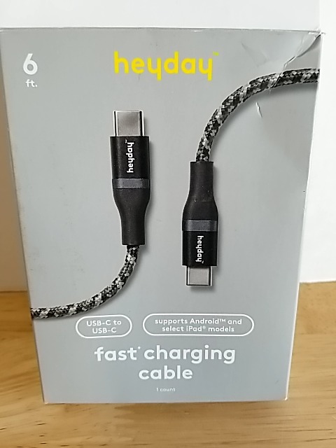 Item #518 — New Heyday USB-C Fast Charging Cable