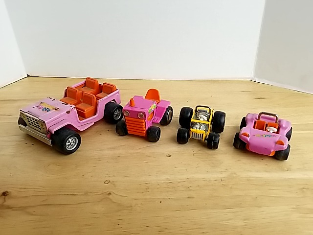 Item #84 — Buddy L toy cars, largest 6 inch long photo 1 of 7