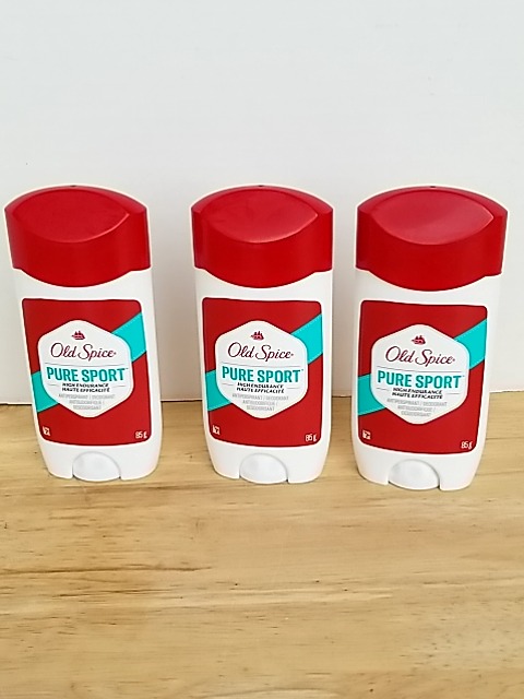 Item #142 — New 3 Old Spice Pure Sport Deodorant