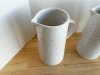 Item #506 — New Speckled Ceramic Pitchers 11 in photo 2 of 3