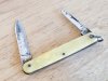 Item #46 — Vintage Yellow Pocket Knife, 8 in open photo 3 of 3