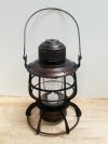 Item #19 — Vintage Metal Lantern with Handle 12 inch photo 1 of 2