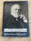 Item #51 — Robert Browning Cigarette Card, 1.5 in