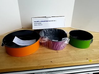Item #108 — New Colorful Springform Pans Set of 3 photo 1 of 3