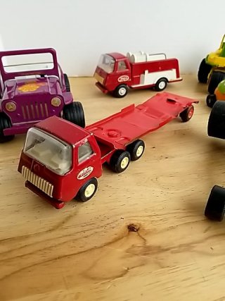 Item #85 — Vintage Tonka toys, largest 9 inch long photo 3 of 10