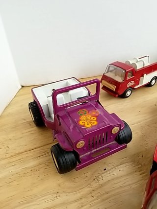 Item #85 — Vintage Tonka toys, largest 9 inch long photo 2 of 10