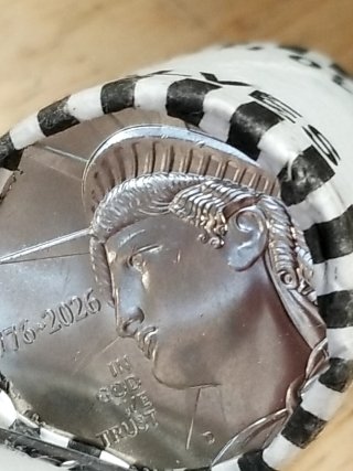 Item #7 — 1776-2026 Half dollar roll, 20 total photo 2 of 3