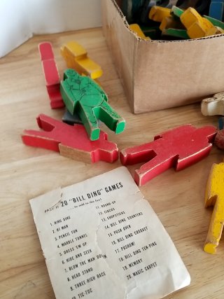 Item #251 — Vintage Bill Ding Wooden Game Set photo 5 of 5