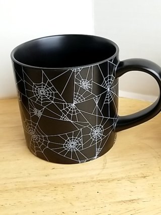 Item #120 — New Black Spider Web Mugs Set photo 2 of 2