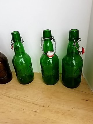 Item #154 — Vintage Glass Flip-Top Bottles photo 2 of 3