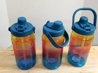 Item #321 — New Three Rainbow Water Bottles photo 1 of 3