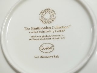 Item #27 — Smithsonian Goebel Floral Porcelain Dish, mint cond, 8 by 2 inch photo 4 of 5